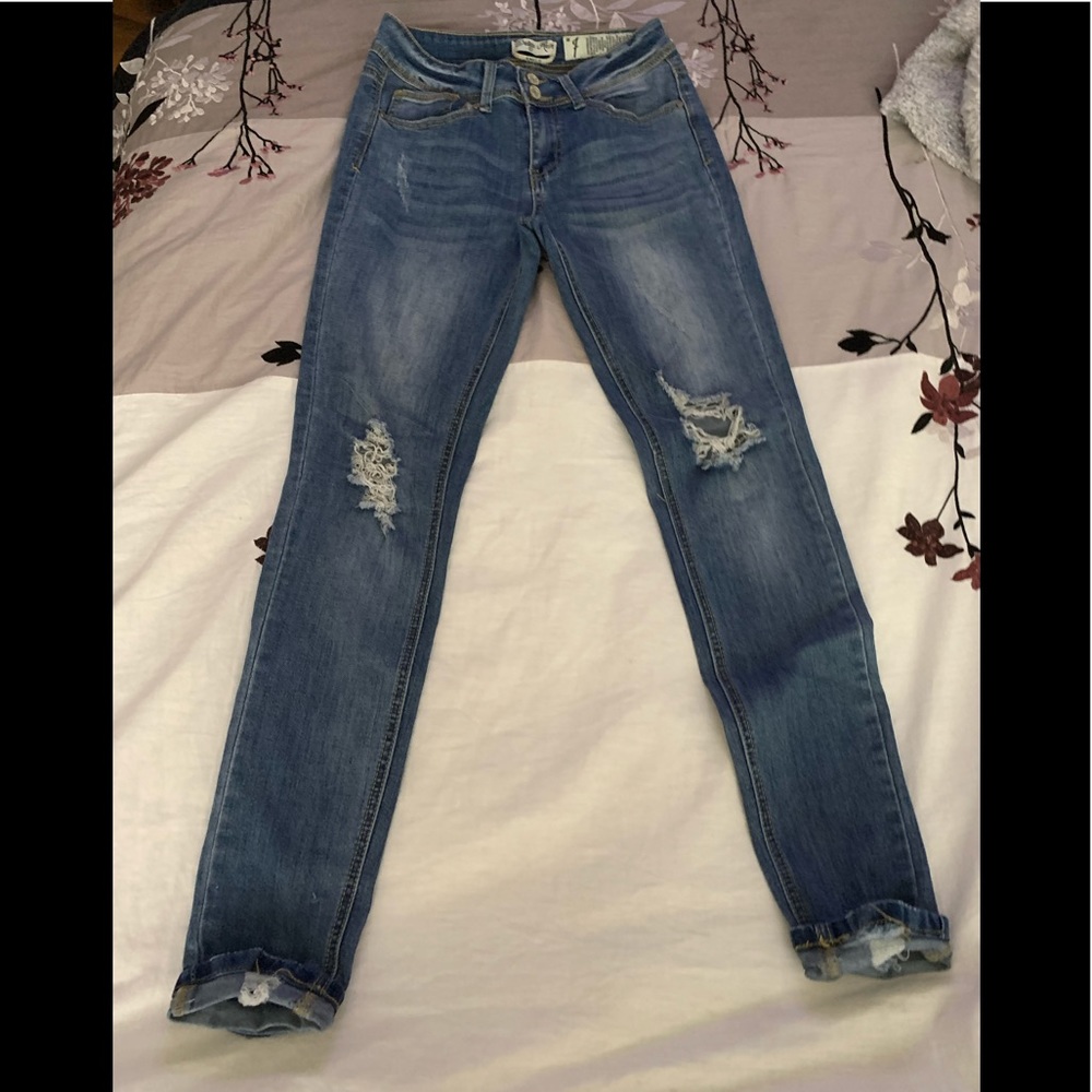 Indigo Rein Distress Jeans